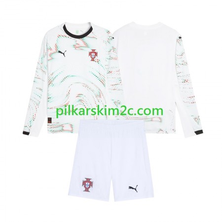 Koszulka Portugalia Dziecięca Precz 2025 Koszulki Piłkarskie(L/S)